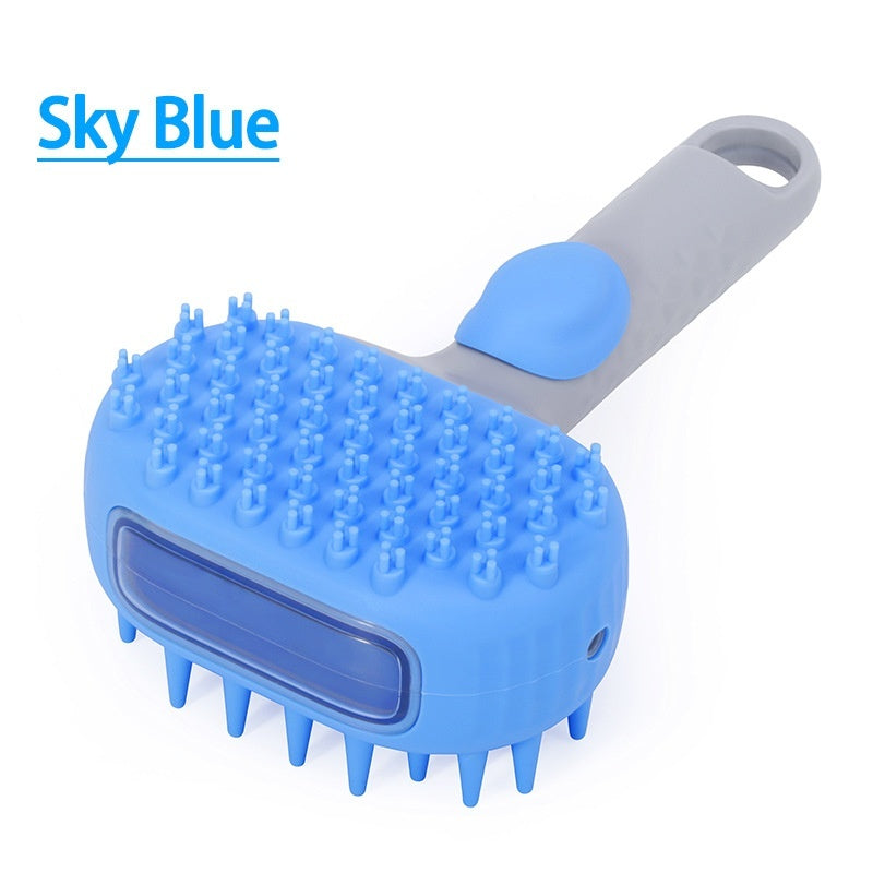 Pet Shower Brush Bath Cleaning Hair Removal Grooming Tool