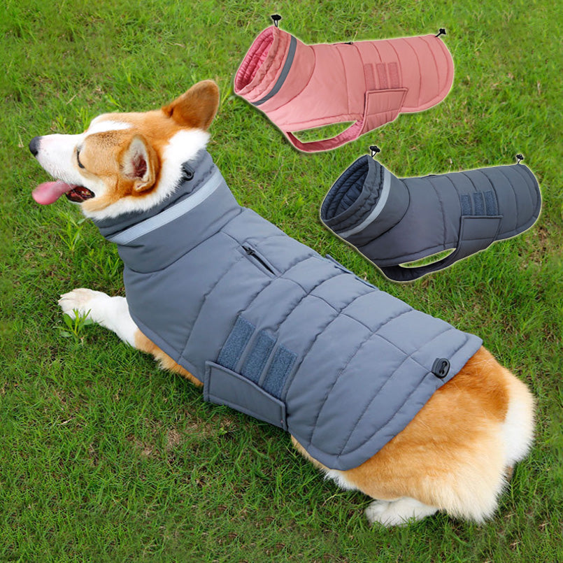 Waterproof Winter Pet Coat Warm Thickened Vest For Large Pets