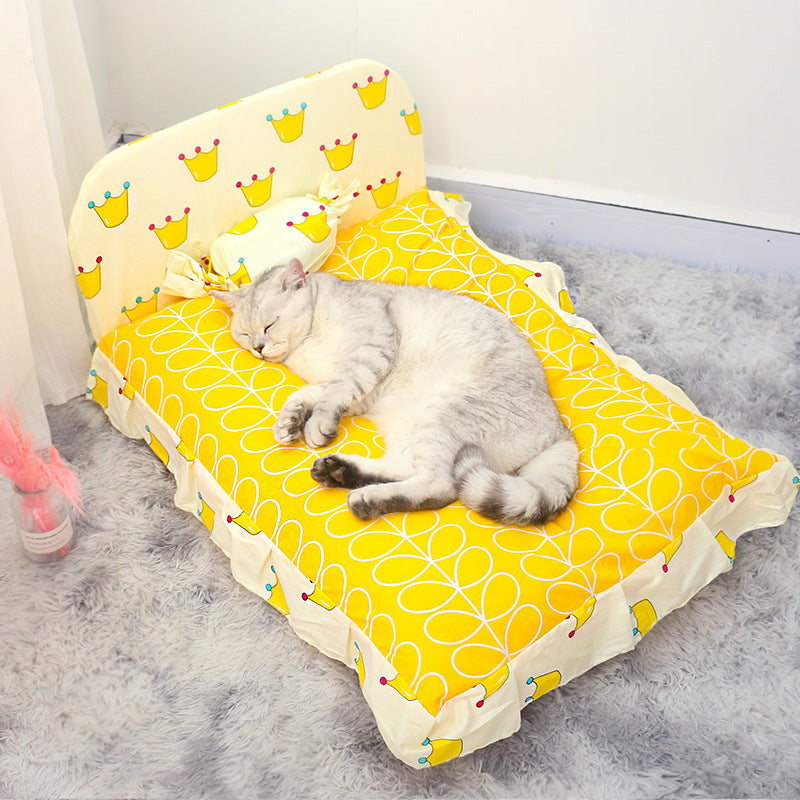 Teddy Style Small Pet Soft Sleeping Bed