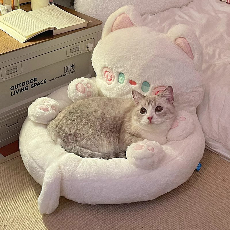 Four Seasons Warm Hug Style Pet Sleeping Bed