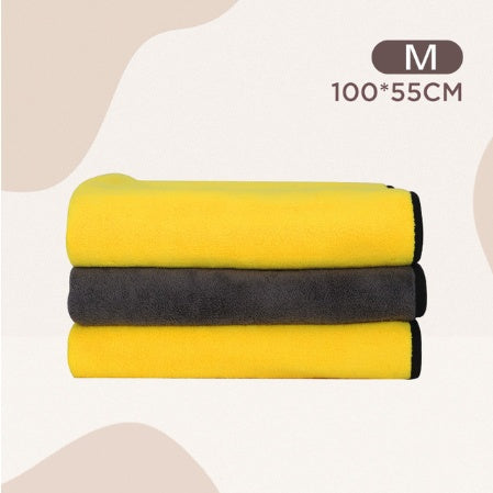 Highly Absorbent Pet Bath Towel Quick Dry Grooming Cloth