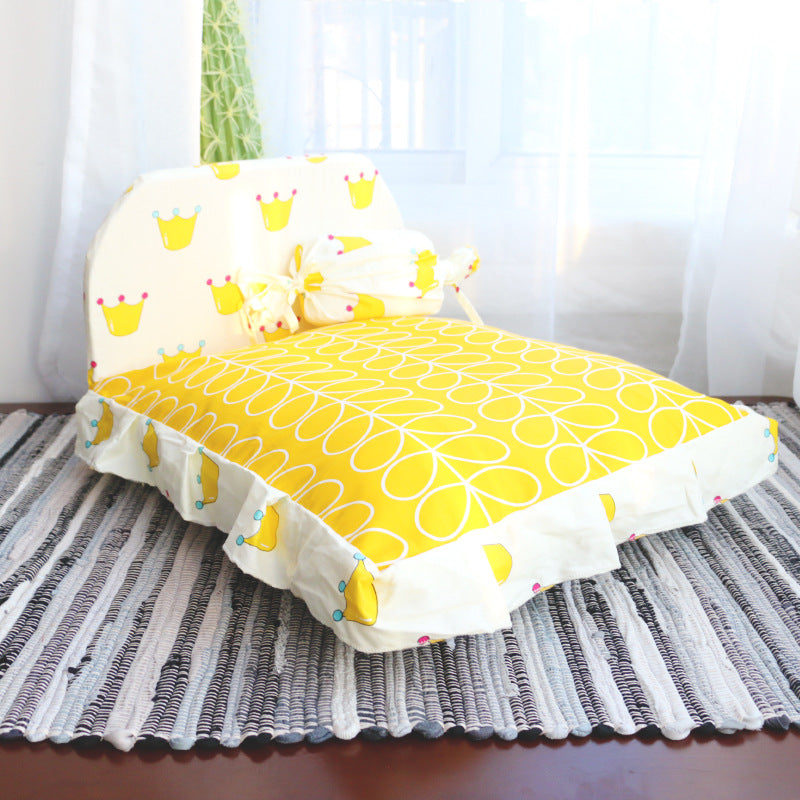 Teddy Style Small Pet Soft Sleeping Bed