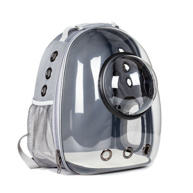 Transparent Skylight Breathable Pet Backpack With Large Capacity