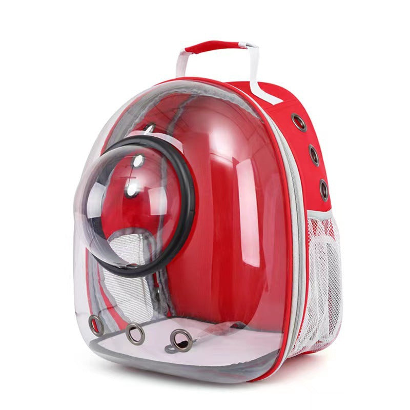 Transparent Skylight Breathable Pet Backpack With Large Capacity