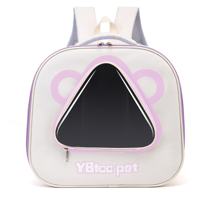 Portable Large Capacity Breathable Pet Backpack Carrier Outdoor