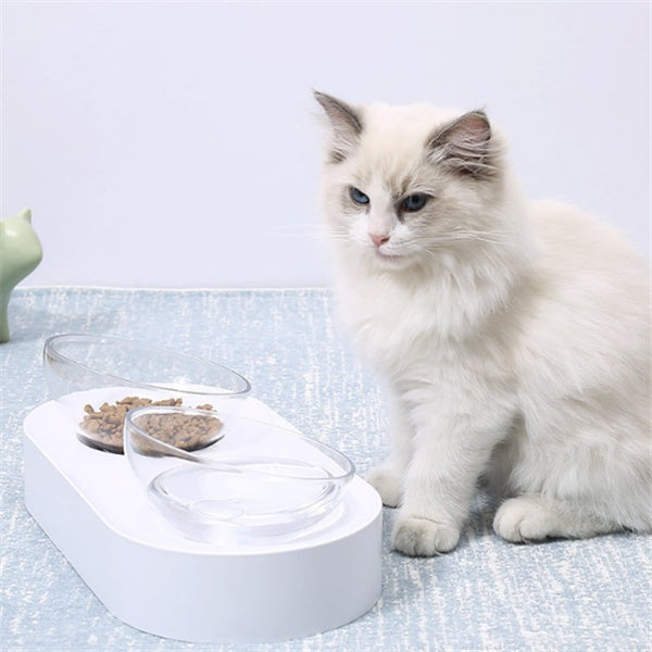 Adjustable Height Pet Feeding Bowl Stand