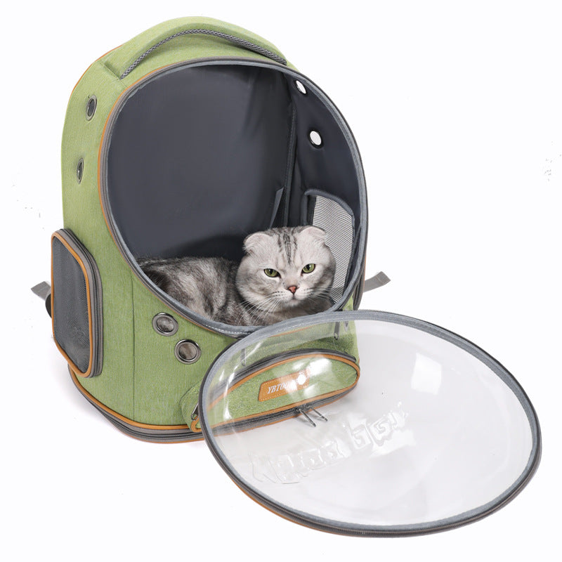 Transparent Large Capacity Pet Portable Backpack Travel Bag