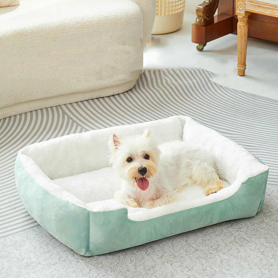 All Seasons Plush Pet Sofa Nest Warm Sleeping Bed