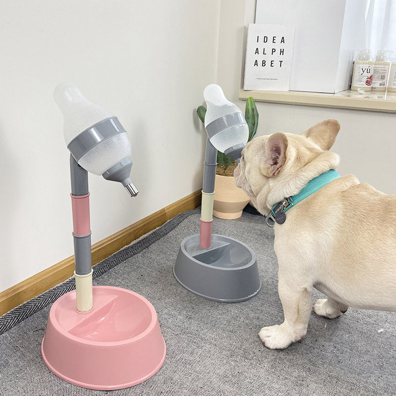 Automatic Height Adjustable Pet Water Dispenser Fountain Feeder
