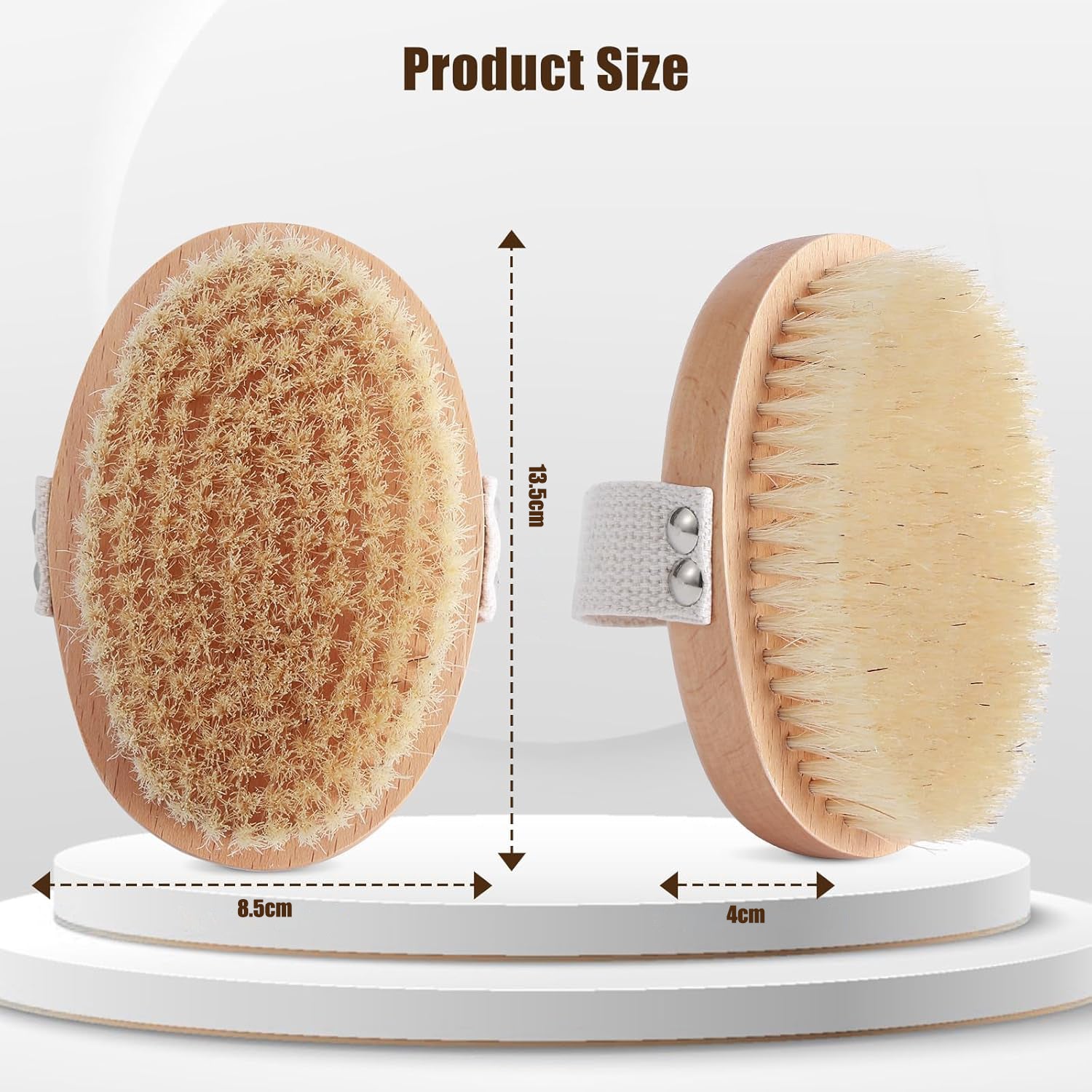 Soft Boar Bristle Pet Palm Grooming Brush Shedding Control Tool