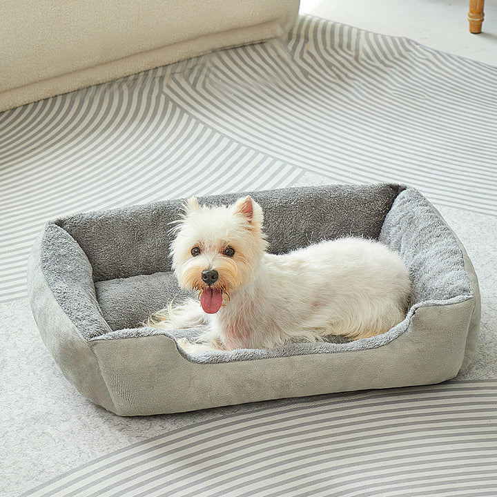 All Seasons Plush Pet Sofa Nest Warm Sleeping Bed