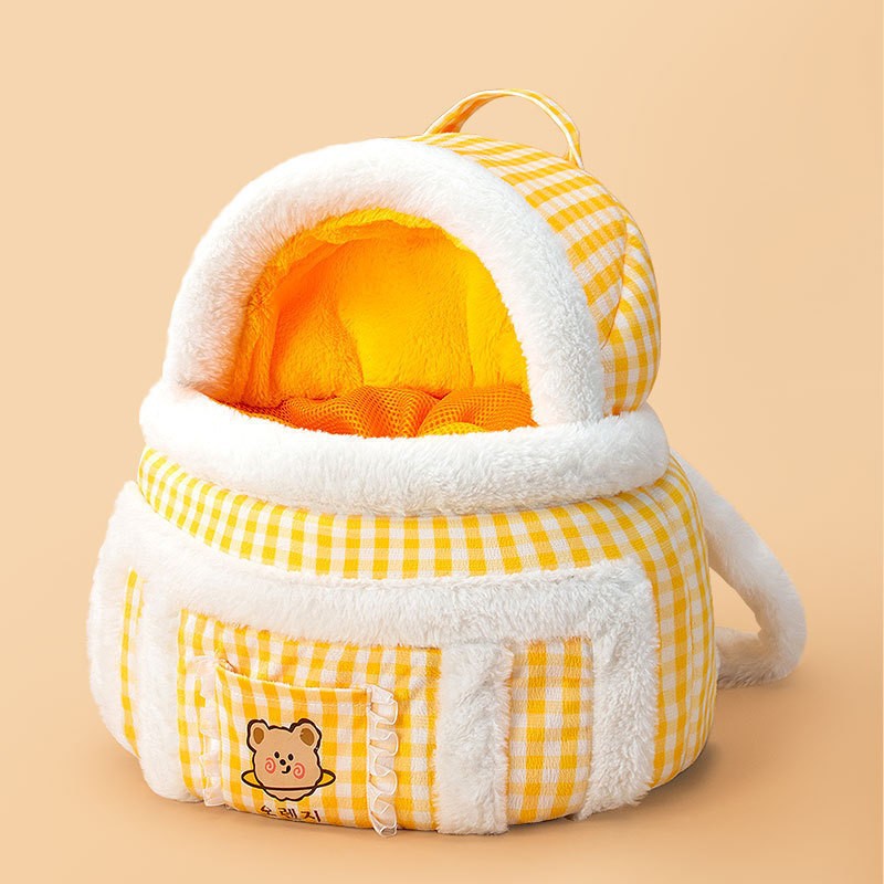 Animal Shaped Portable Pet Backpack Diaper Bag Shoulder Carrier