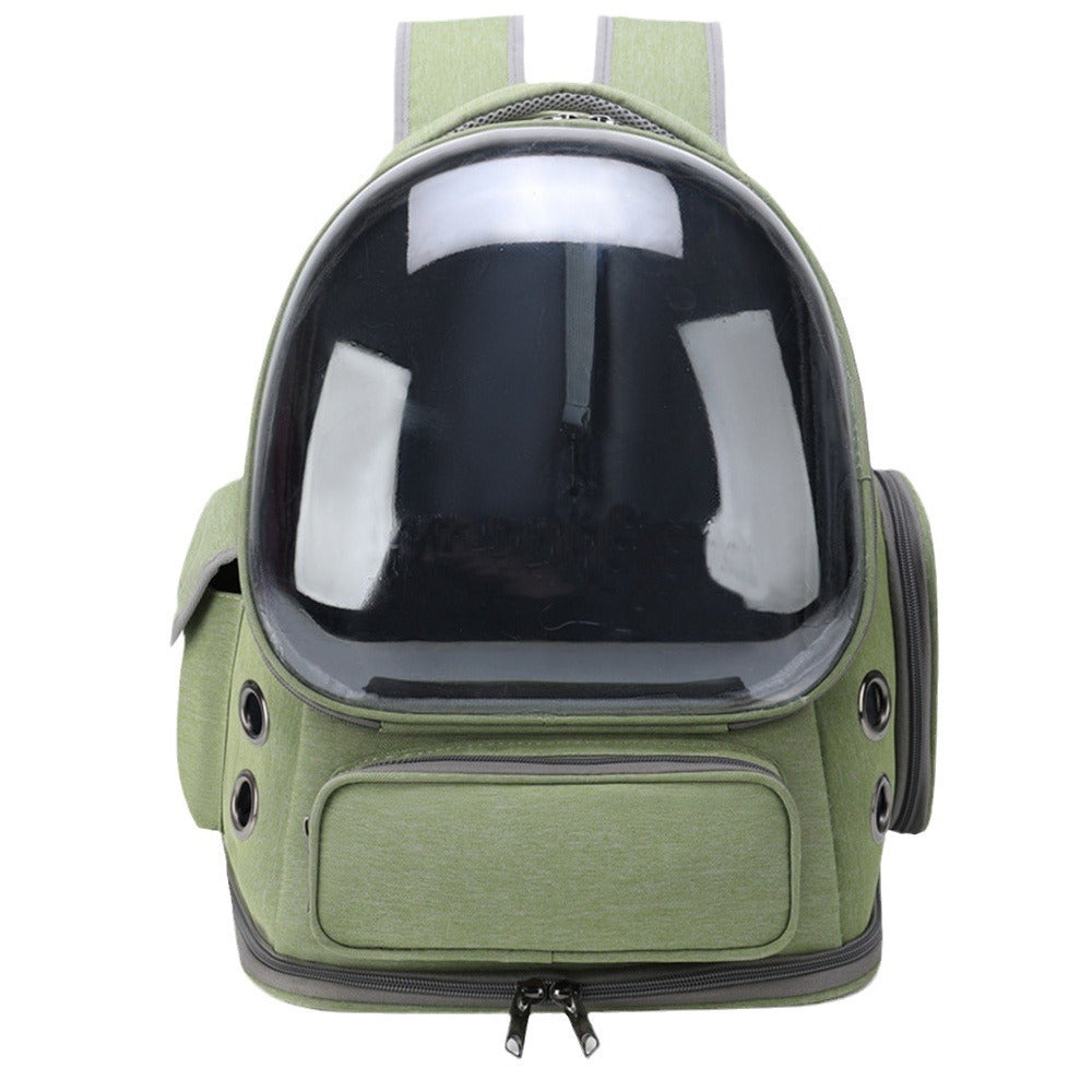 Transparent Space Capsule Pet Backpack Diaper Travel Bag