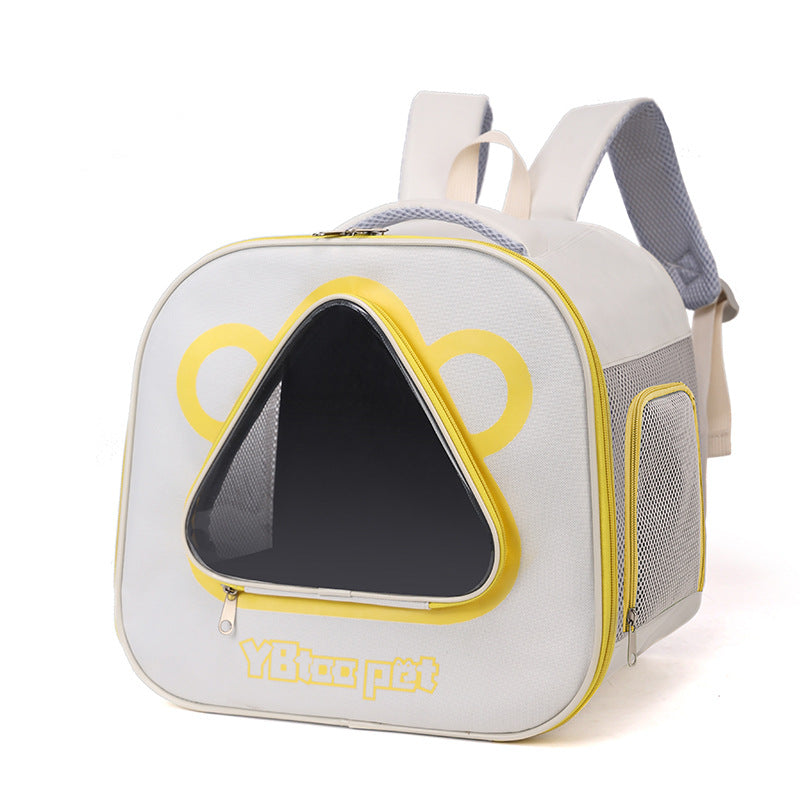 Portable Large Capacity Breathable Pet Backpack Carrier Outdoor