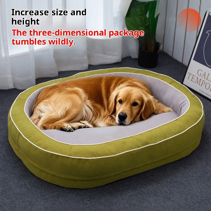 Four Seasons Universal Oval Removable Pet Sleeping Bed