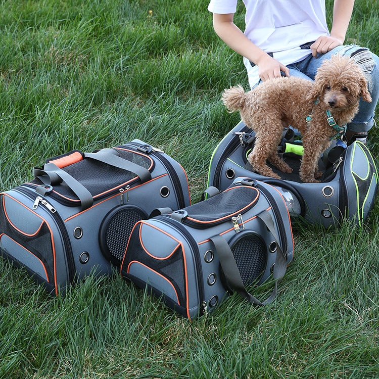Portable Pet Backpack Diaper Bag For Outdoor Travel Carrier