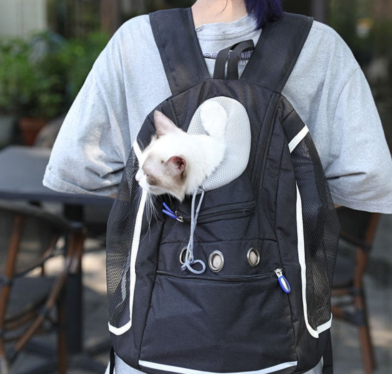 Portable Pet Backpack For Outdoor Travel Carrier