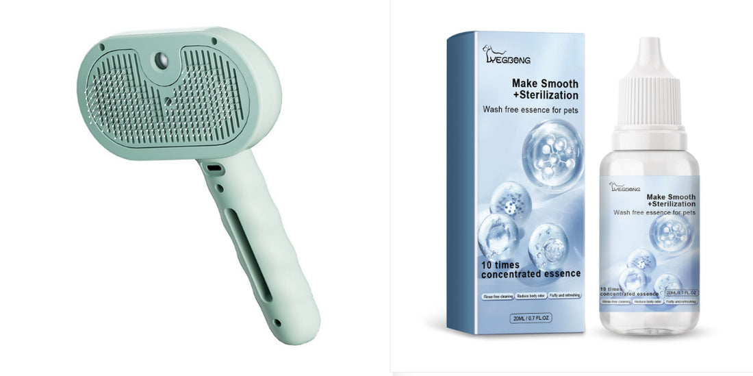 Pet Spray Grooming Comb Hair Removal Cleaning Brush Tool