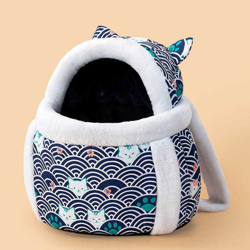 Animal Shaped Portable Pet Backpack Diaper Bag Shoulder Carrier