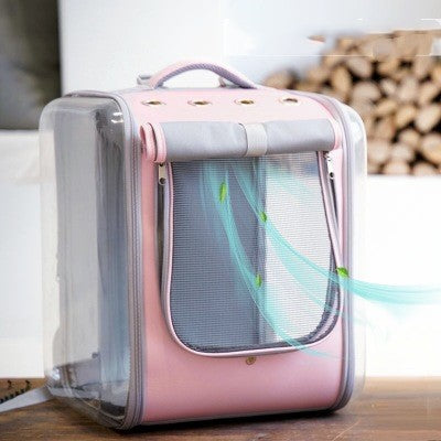Portable Pet Backpack For Outdoor Travel Carrier