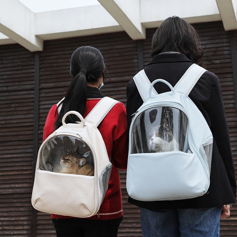 Portable Pet Backpack Astronaut Bag With Heating System