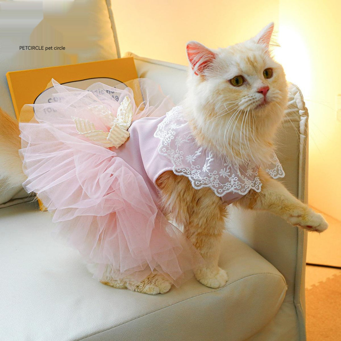 Lace Pet Clothing Outfit For Small Animal Wear