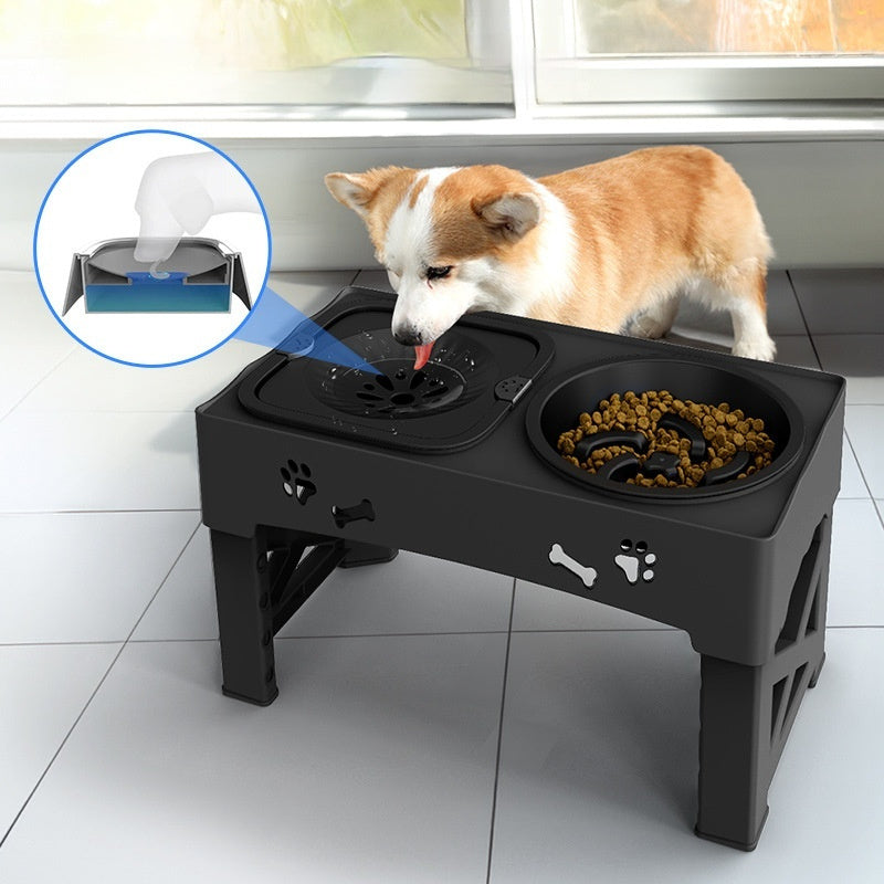 Stainless Steel Double Bowl Elevated Pet Feeding Feeder