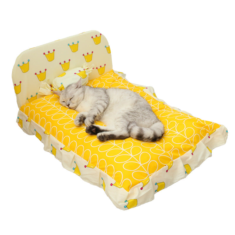 Teddy Style Small Pet Soft Sleeping Bed