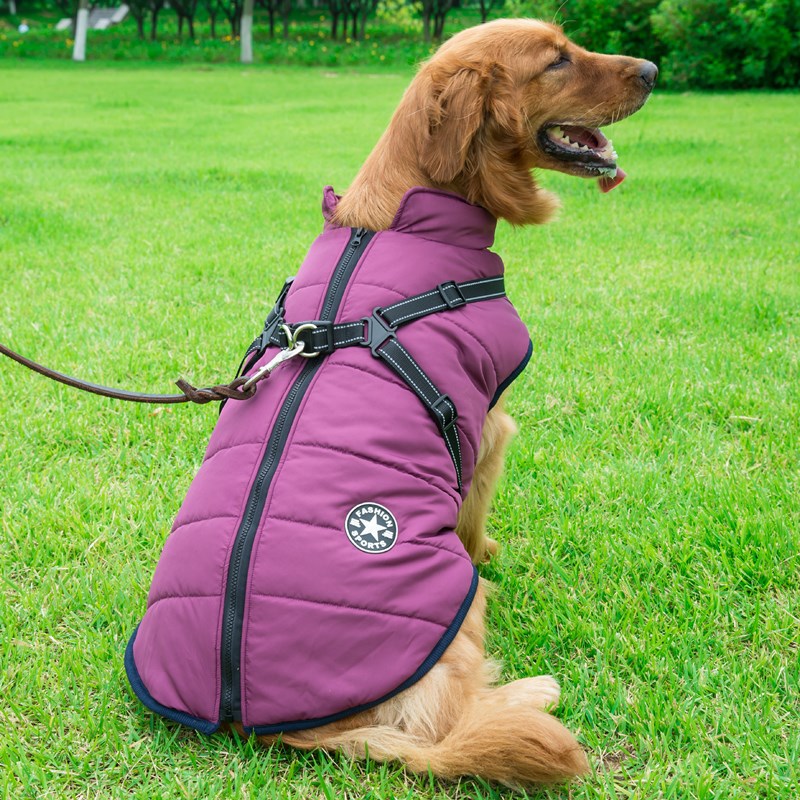 Reflective Waterproof Warm Pet Shell Coat Autumn Winter Clothing