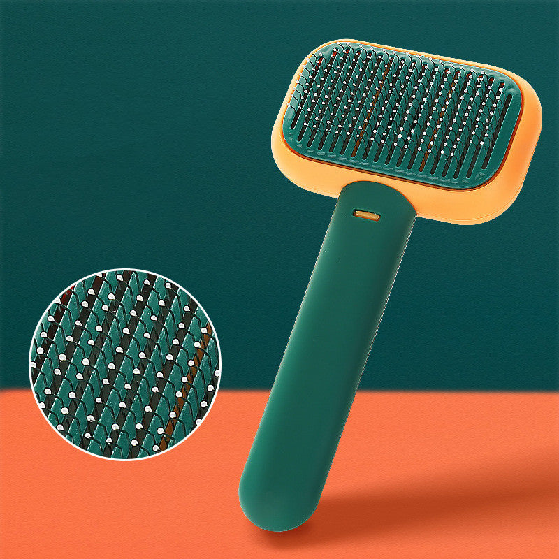 Pet Grooming Comb Stainless Steel Massage Dematting Brush