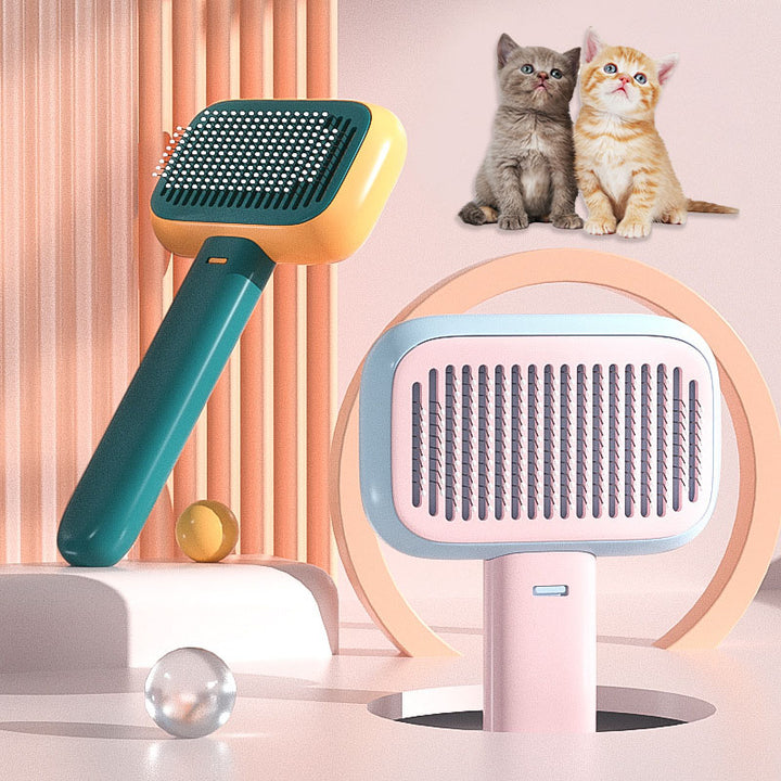 Pet Grooming Comb Stainless Steel Massage Dematting Brush