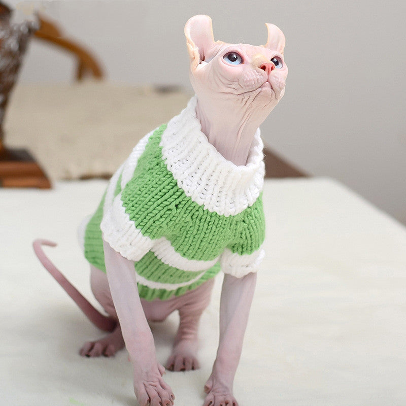 Warm Sweater For Hairless Pet Clothing