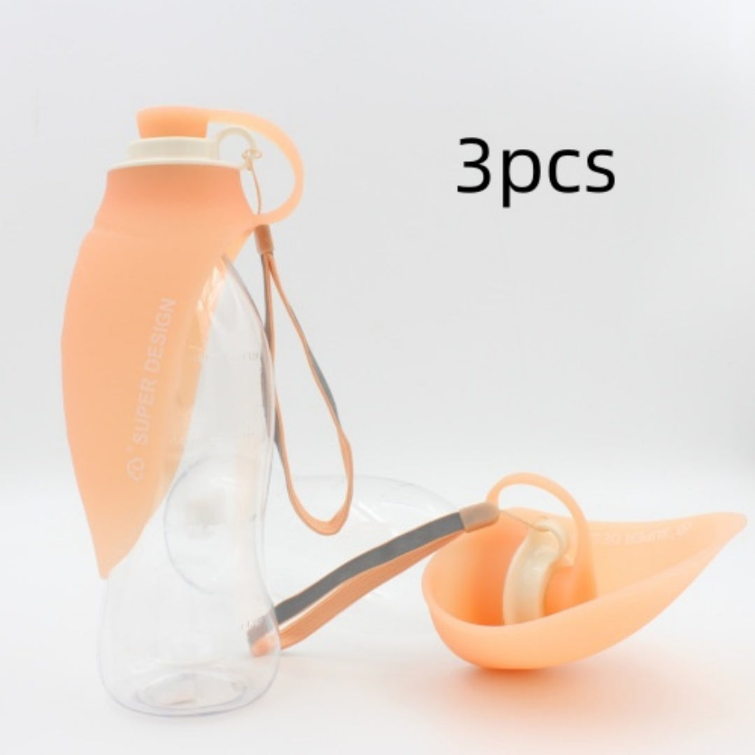 Portable Leak Proof Pet Water Dispenser Drinking Bottle Bowl