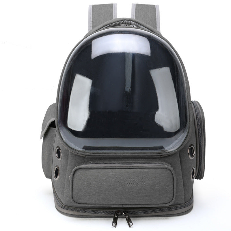 Transparent Space Capsule Pet Backpack Diaper Travel Bag