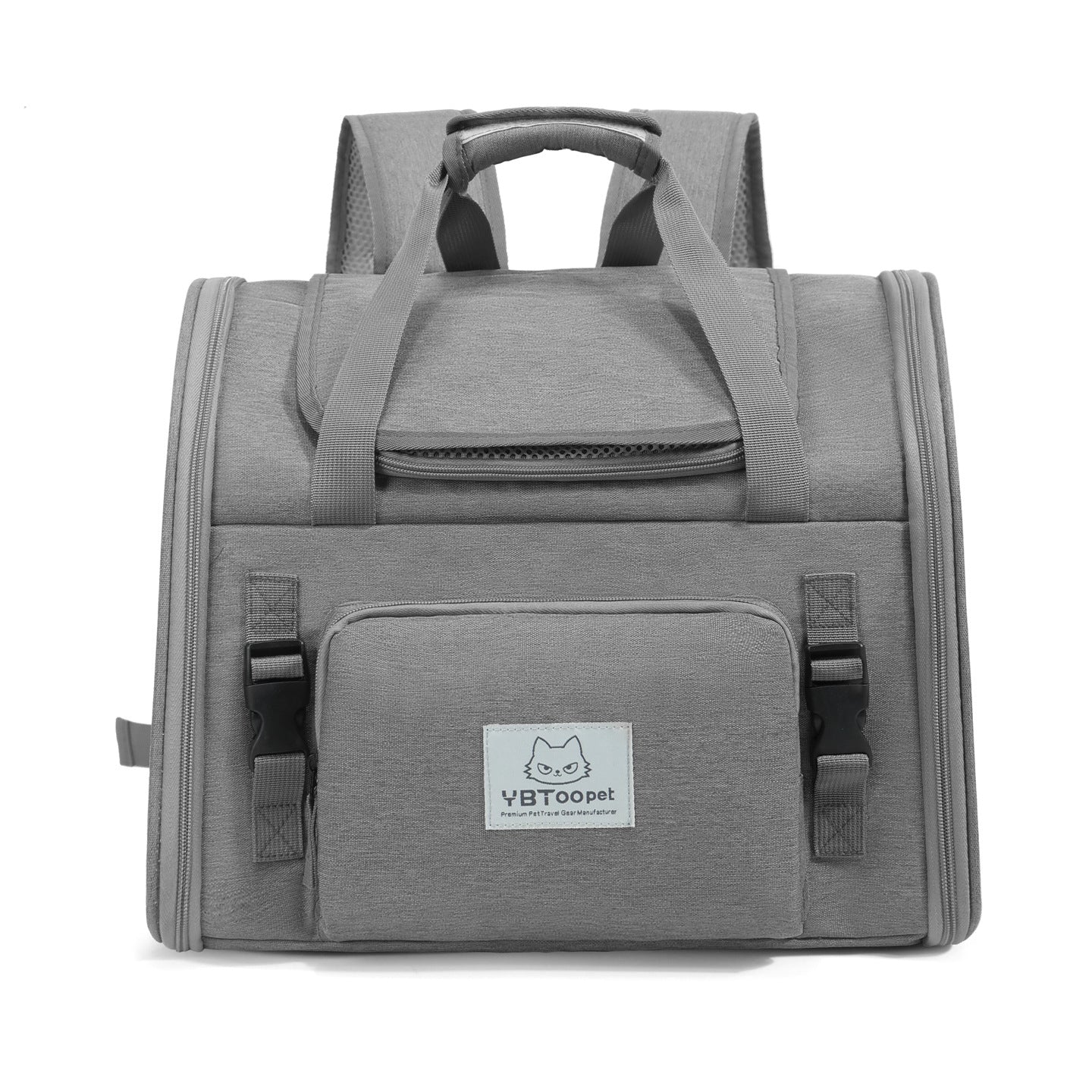 Expandable Breathable Large Capacity Portable Pet Backpack Carrier