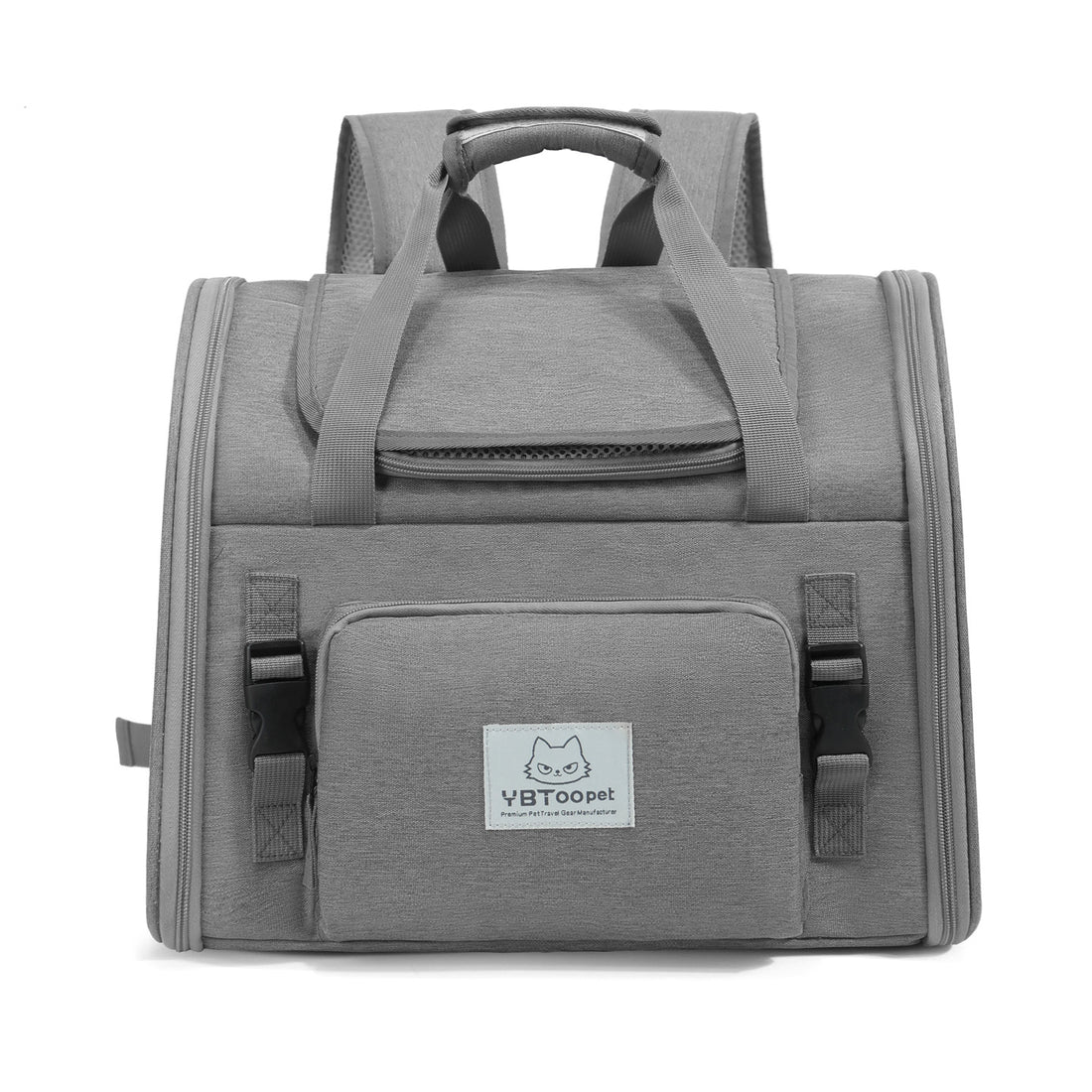 Expandable Breathable Large Capacity Portable Pet Backpack Carrier