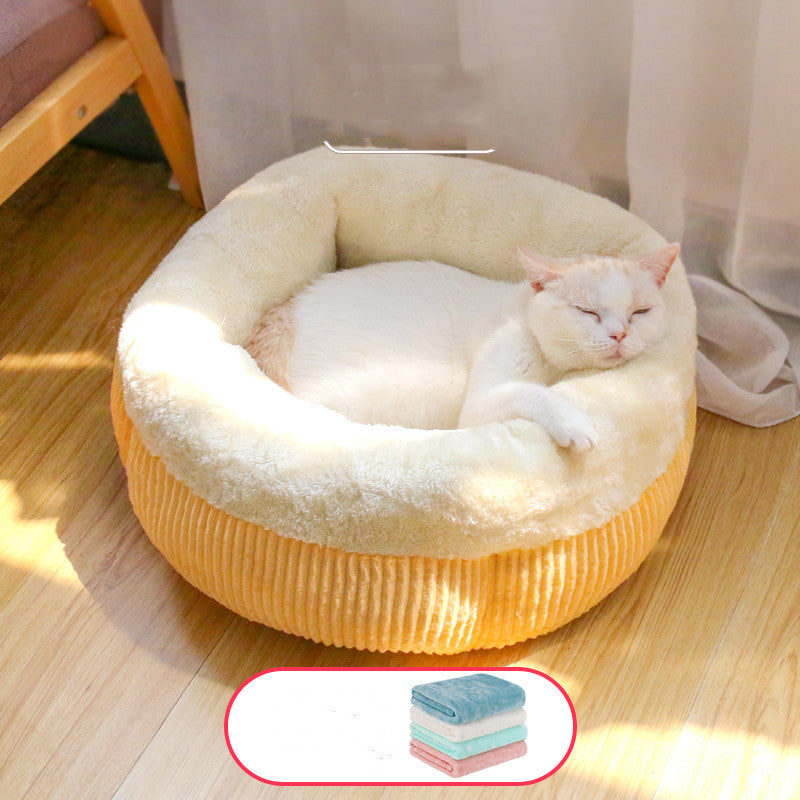 Four Seasons Enclosed Soft Pet Sleeping Pad Bed