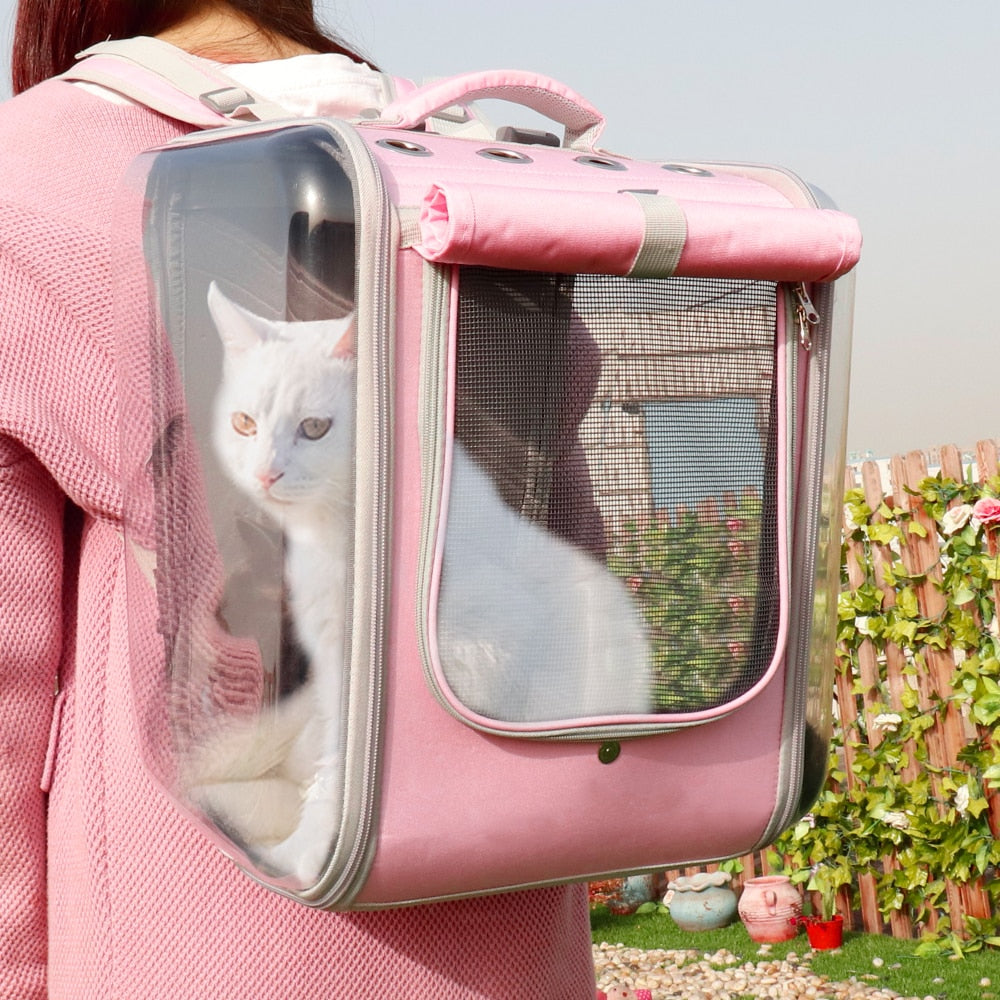 Portable Pet Backpack For Outdoor Travel Carrier