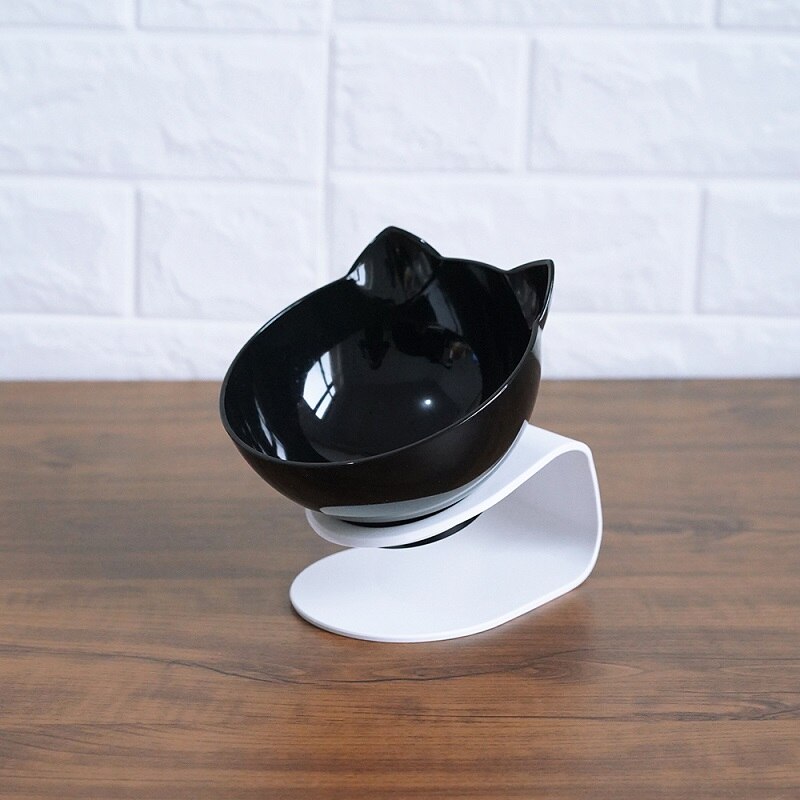 Non Slip Double Pet Bowl With Raised Stand Design