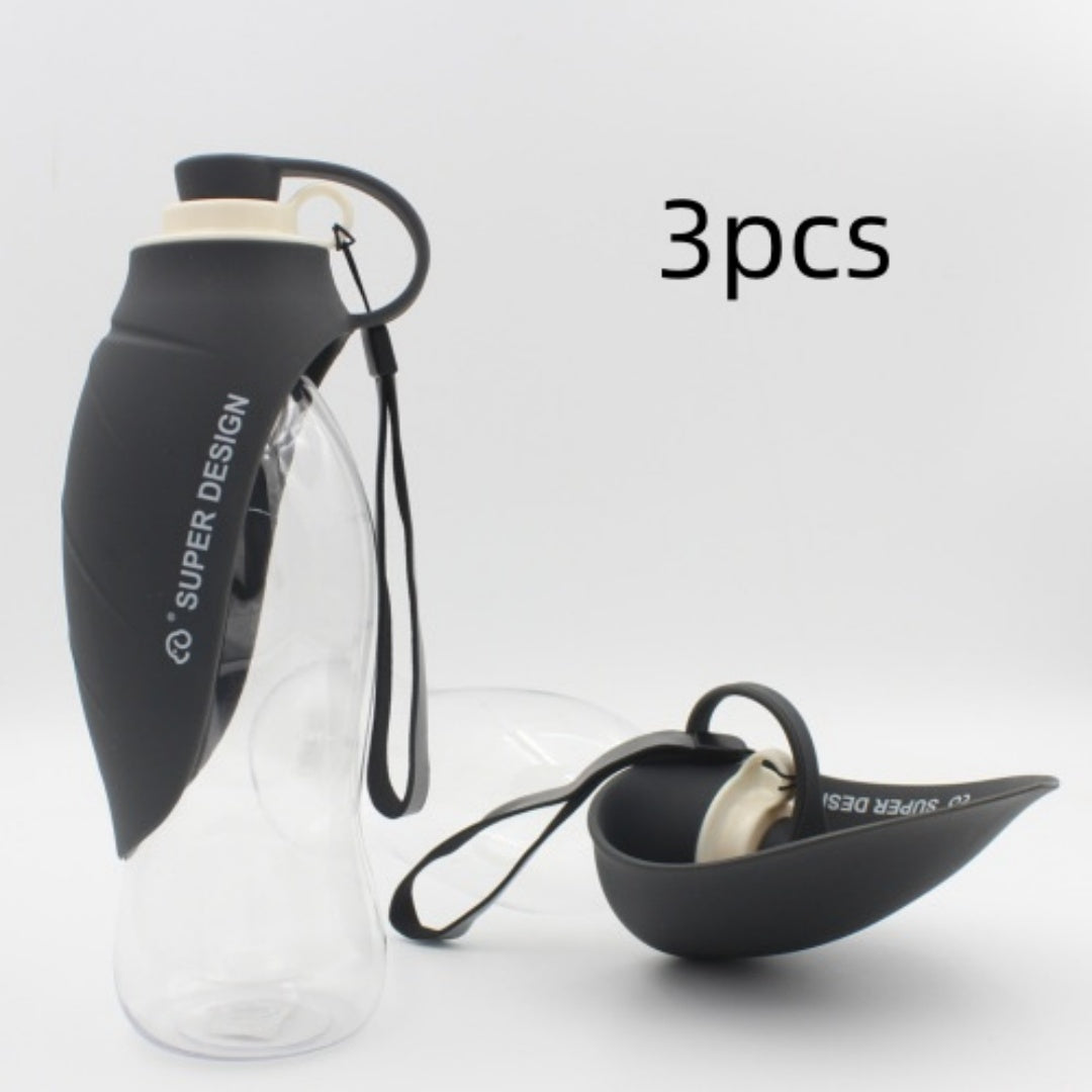 Portable Leak Proof Pet Water Dispenser Drinking Bottle Bowl