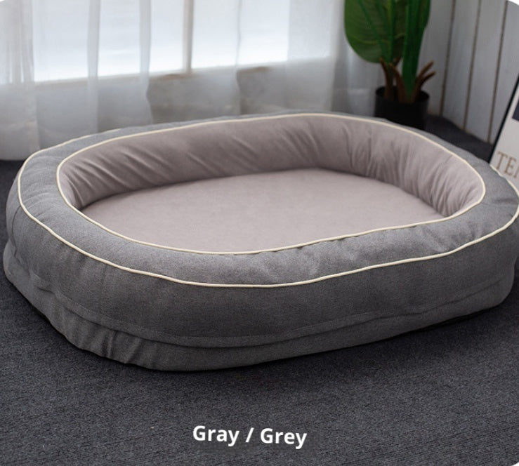 Four Seasons Universal Oval Removable Pet Sleeping Bed