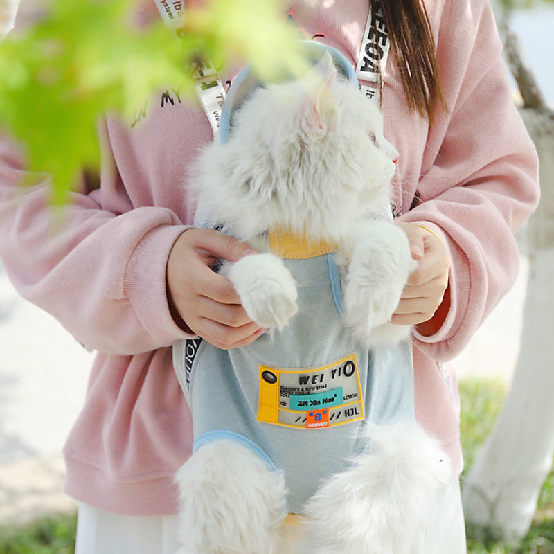 Portable Pet Backpack Shoulder Carrier For Outdoor Travel