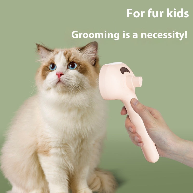 Pet Spray Grooming Comb Hair Removal Cleaning Brush Tool