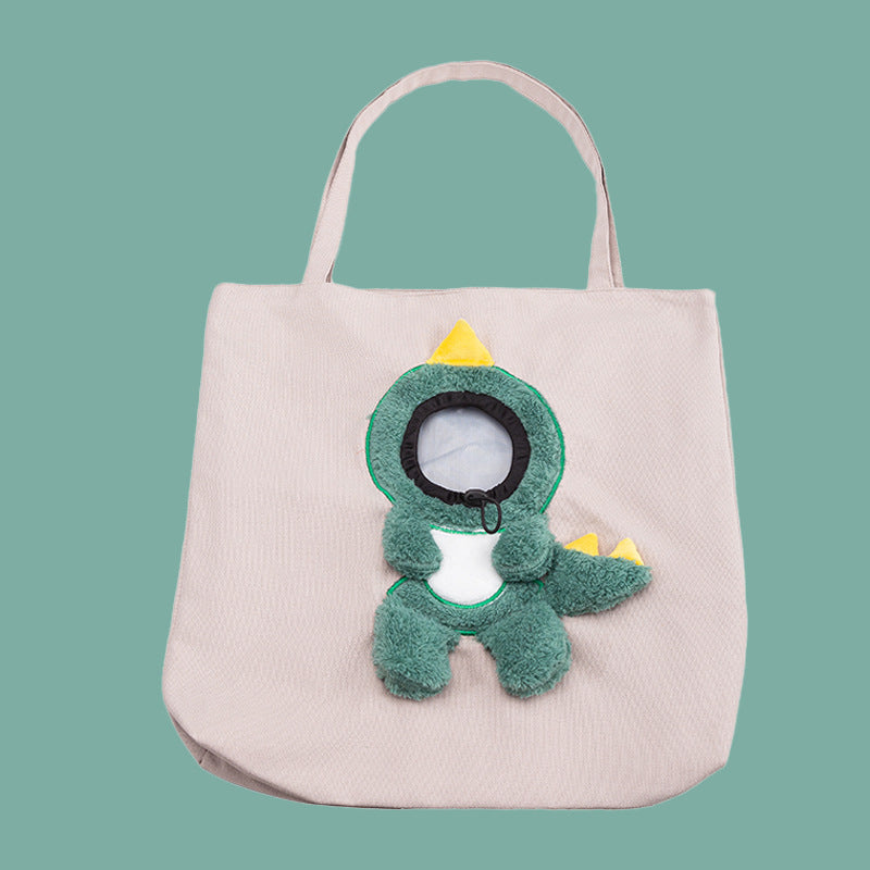 Animal Shaped Portable Pet Backpack Diaper Bag Shoulder Carrier