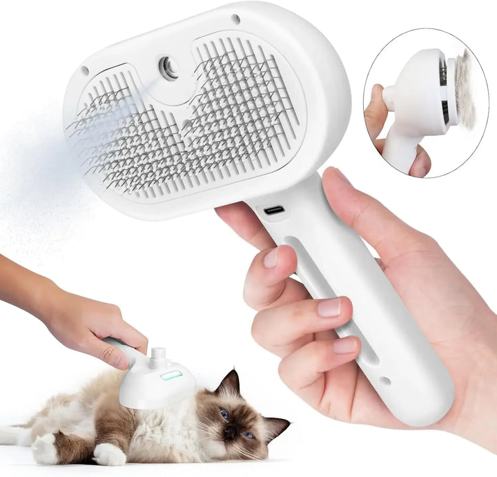 Pet Spray Grooming Comb Hair Removal Cleaning Brush Tool