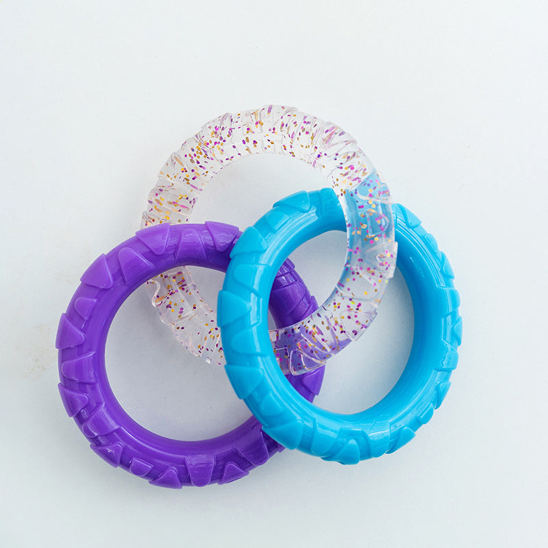 Floating Water Flying Disc Interactive Training Pet Toy Ring
