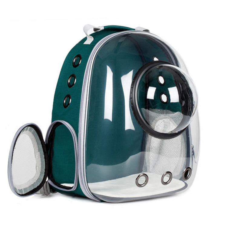 Transparent Skylight Breathable Pet Backpack With Large Capacity
