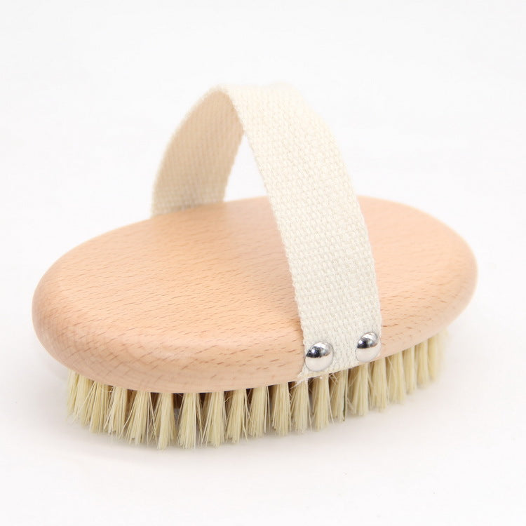 Soft Boar Bristle Pet Palm Grooming Brush Shedding Control Tool