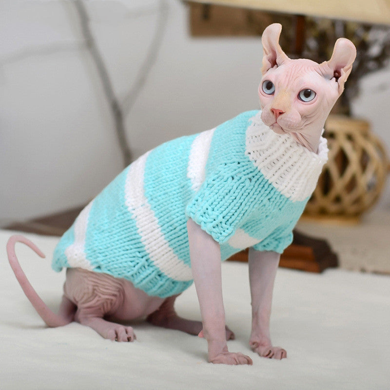 Warm Sweater For Hairless Pet Clothing
