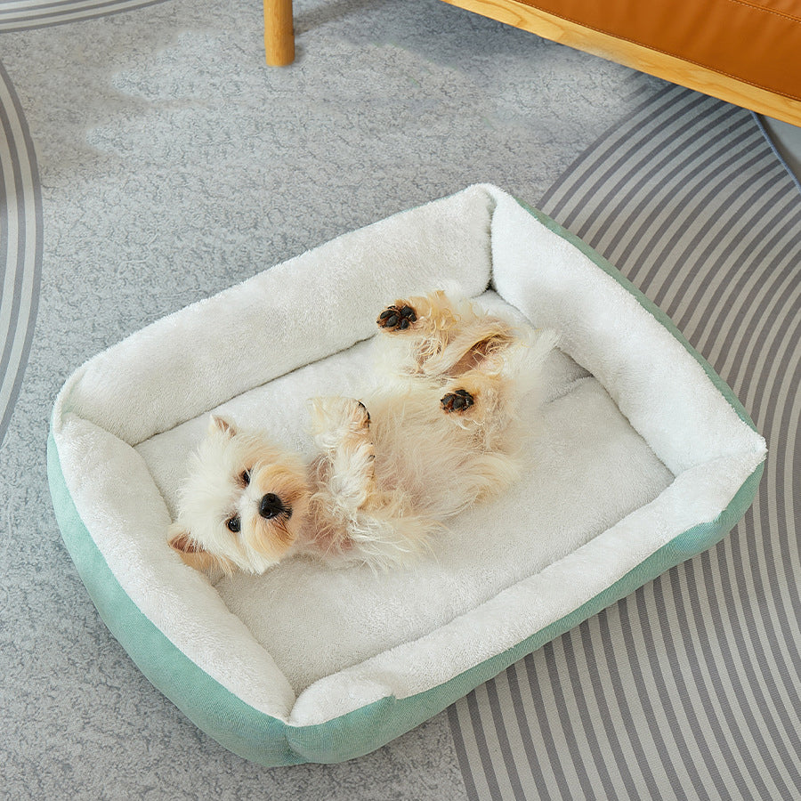 All Seasons Plush Pet Sofa Nest Warm Sleeping Bed